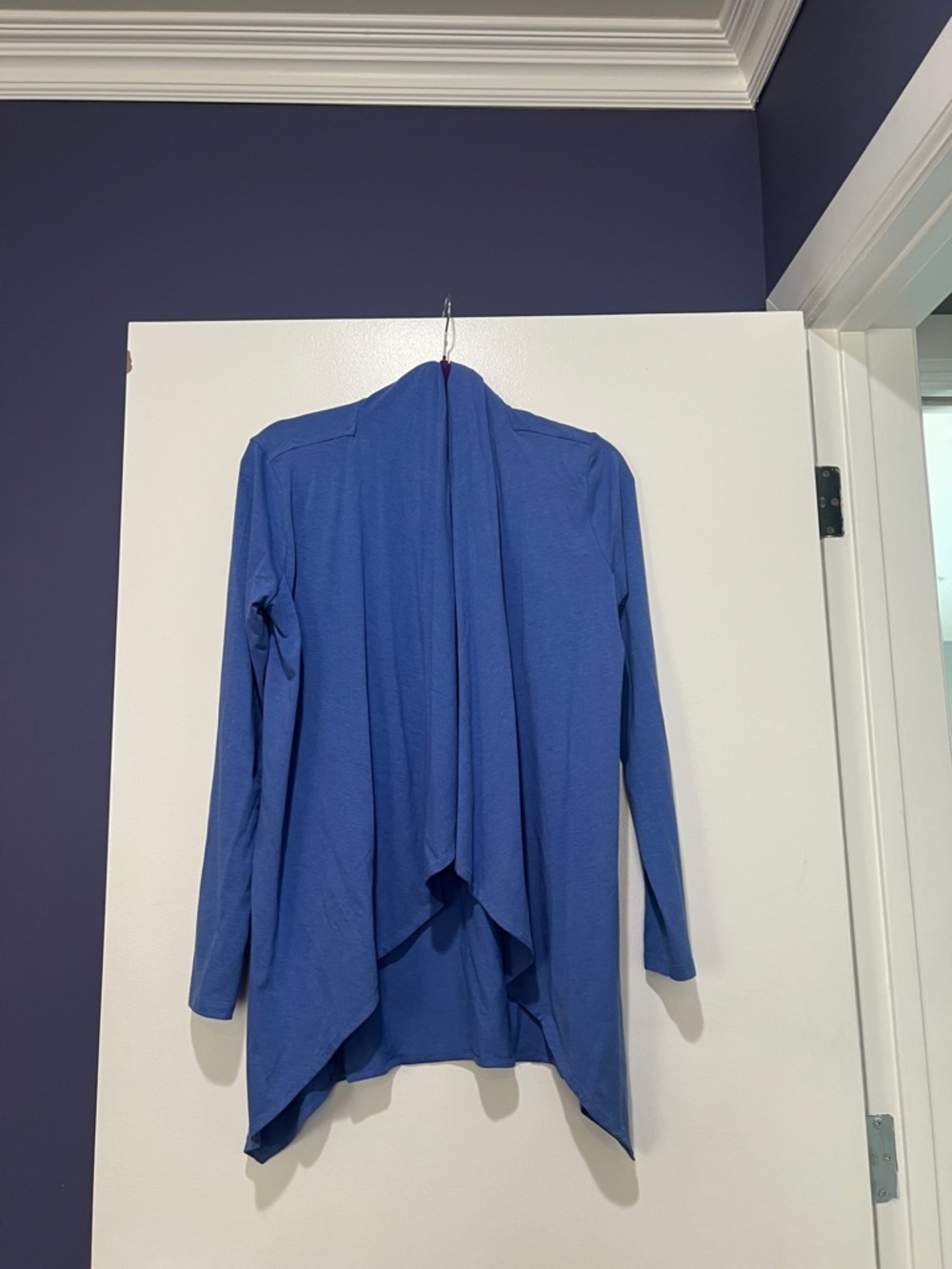 Coolibar Women's Open-Front Cardigan in Blue XS UPF 50+ never worn